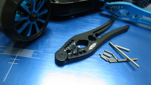 Yeah Racing Aluminum Shock Shaft Pliers & Pin, Screw Tester #YT-0134
