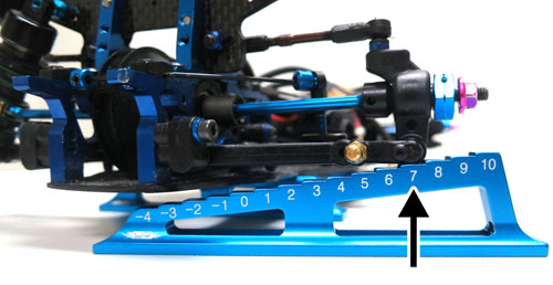 Yeah Racing Chassis Downstops & Height Measuring Kit for 1:8 / 1:10 On Road #YT-0071