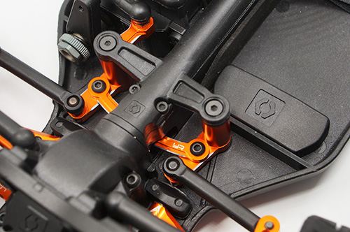 Yeah Racing Aluminum Essential Conversion Kit For HPI RS4 Sport 3 Orange