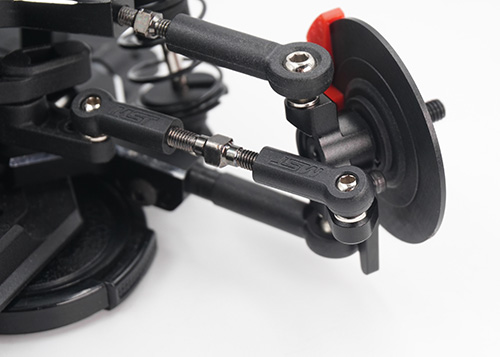 Yeah Racing Aluminum Steering Knuckle Set For MST RMX2.0 FMX2.0 Black #MRMX-001
